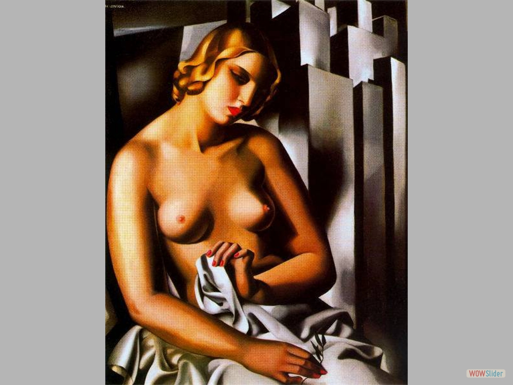TamaraDeLempicka - desnudo con edificio