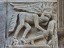 El diablo en la iglesia francesa de San Lázaro de Autun, en Saône-et-Loire.