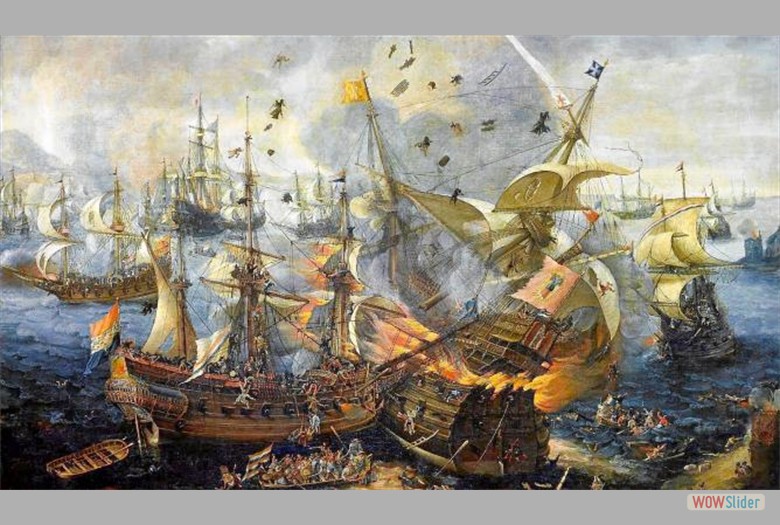 galeones espa�oles en gibraltar (1607)