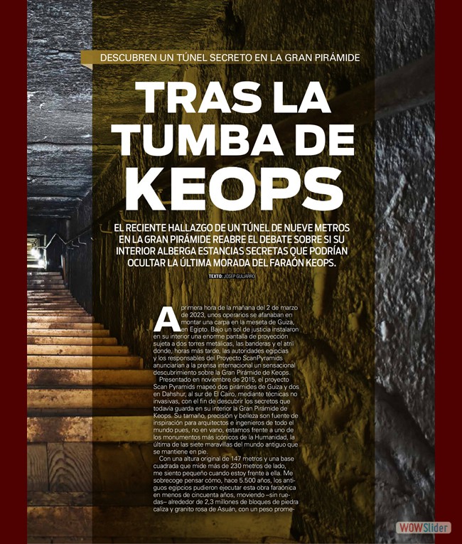 la tumba de keops