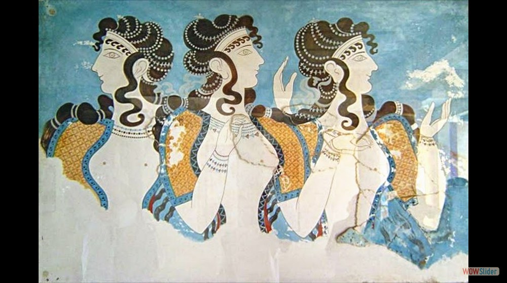 las jovenes de azul - Cnosos